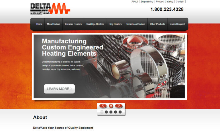 Delta Manufacturing Company Incorporated Delta Manufacturing Company Incorporated